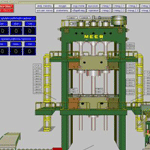 Система автоматизации и визуализации для горизонтальных индукционных печей линии 2000